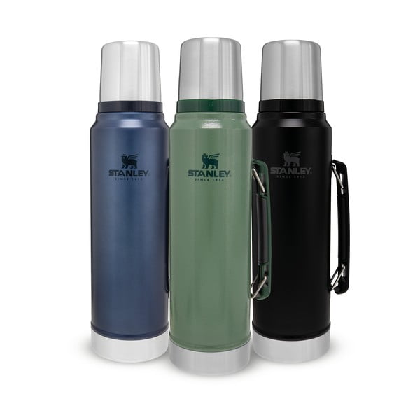 Zielony termos ze stali nierdzewnej 1 l Legendary Classic Hammer Tone Green – Stanley-image-2