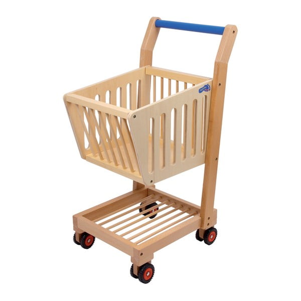 Drewniany wózek sklepowy dla dzieci Legler Nature