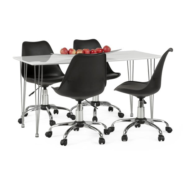 Czarny fotel biurowy Kokoon Edea-image-4