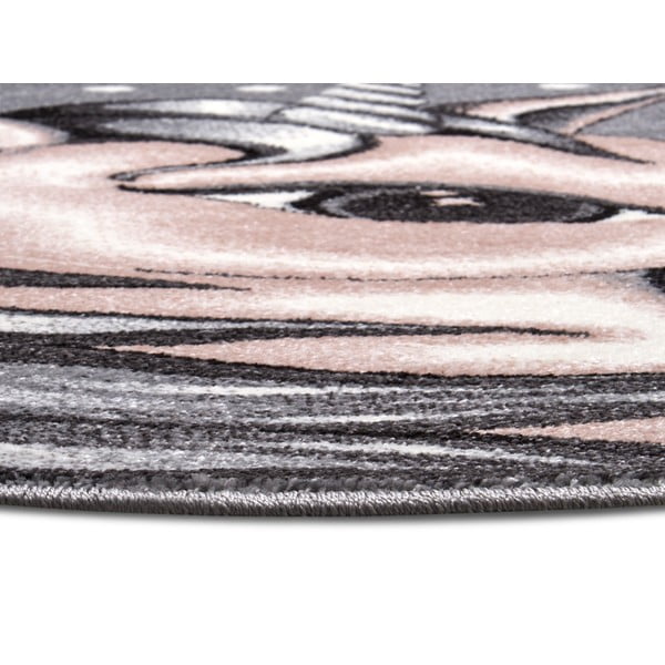 Szary dywan dziecięcy ø 133 cm Cute Unicorn – Hanse Home-image-3