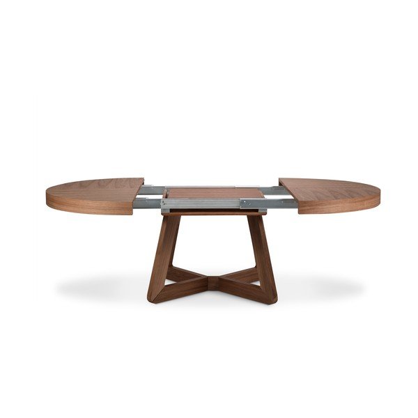 Rozkładany stół z drewna dębowego Windsor & Co Sofas Bodil, ø 130 cm-image-4