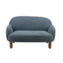 Beżowa sofa dla dzieci z materiału bouclé 89 cm Rocky – Vipack