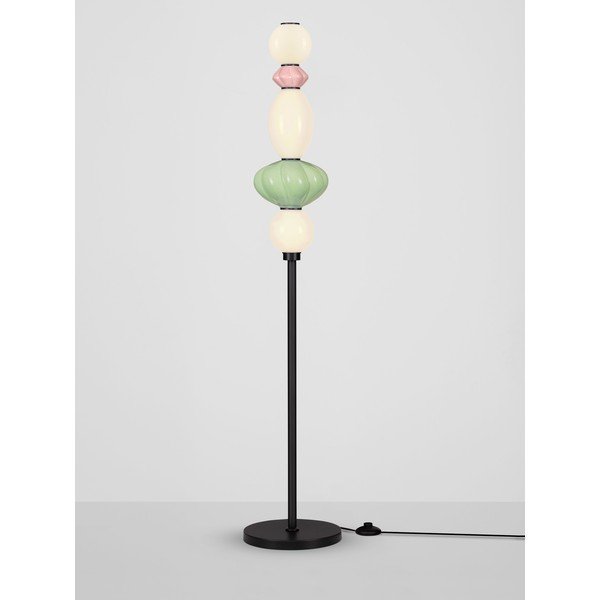 Lampa stojąca LED ceramiczna ze ściemniaczem z ceramicznym kloszem/ze szklanym kloszem (wysokość 136,5 cm) Oneta – Nova Luce-image-4