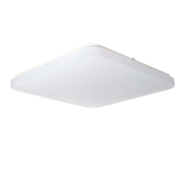 Biała lampa sufitowa z nastawieniem temperatury światła SULION, 53x53 cm