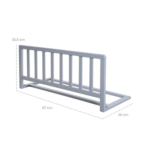 Szara barierka do łóżka – Roba-image-2
