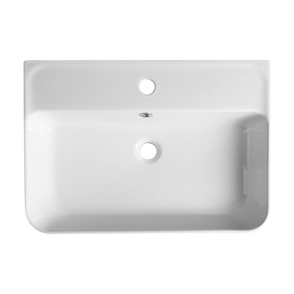 Biała ceramiczna umywalka 60x42 cm Gali – Sapho-image-2
