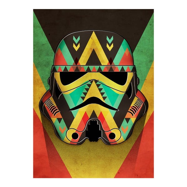 Plakat z blachy Masked Troopers - Organic