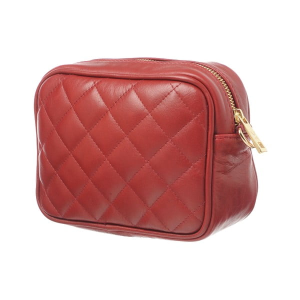 Skórzana kopertówka Coco Red-image-1
