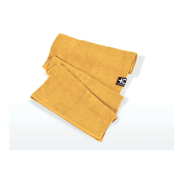 Ręcznik plażowy Kami Moe 80x160 cm, żółty