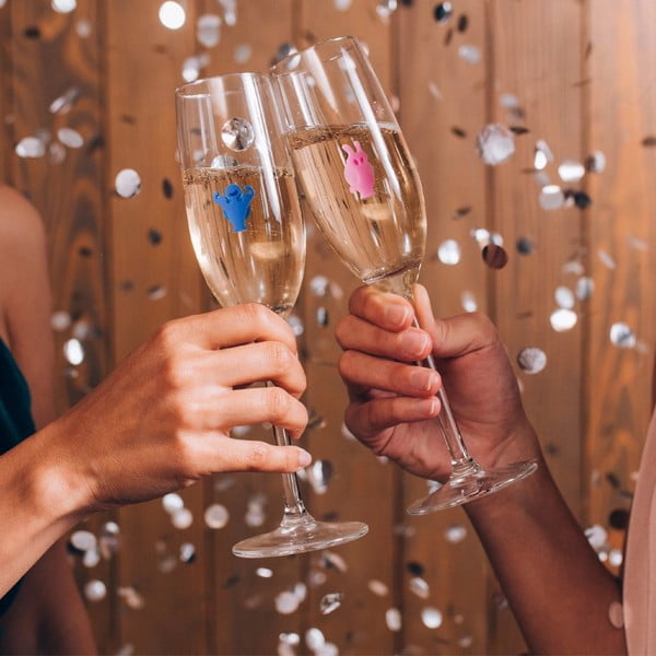 Silikonowe znaczniki na kieliszki Paty people – VacuVin-image-3