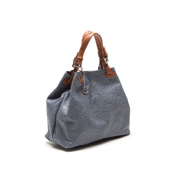 Skórzana torebka Anna Luchini 2121 Grigio-image-2