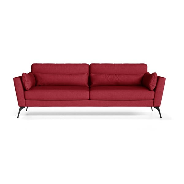 Czerwona sofa 3-osobowa Marie Claire SUSAN