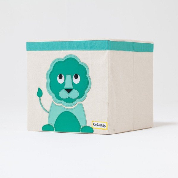 Materiałowy dziecięcy pojemnik do przechowywania Eddy the Lion – Rocket Baby-image-4