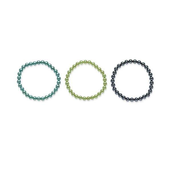 Zestaw bransoletek Perldor Natural Green, 3 szt.-image-1