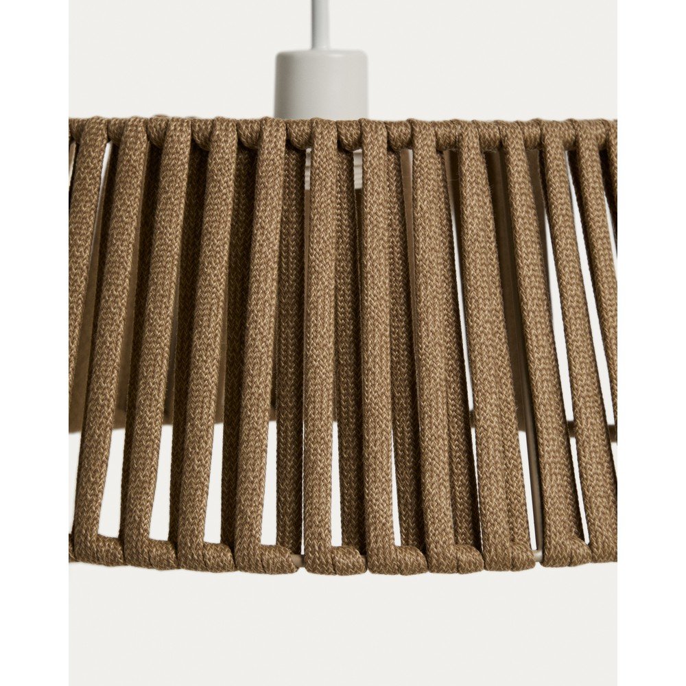 Beżowy metalowy abażur ø 46 cm Aldet – Kave Home (zdjęcie 4)