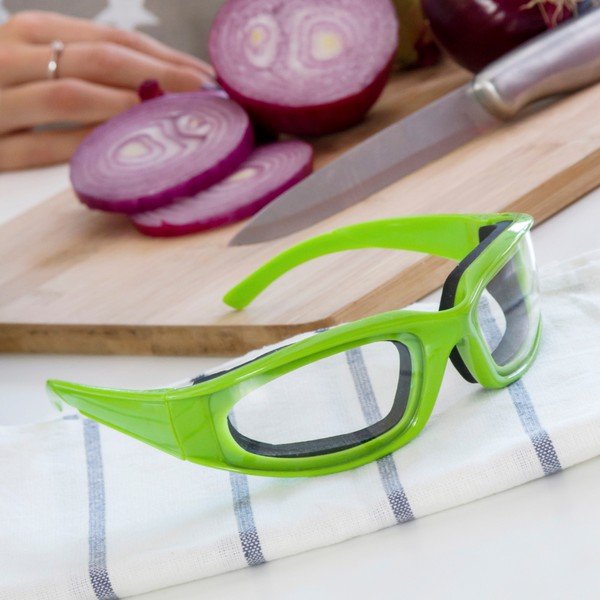 Zielone okulary ochronne do krojenia cebuli InnovaGoods-image-3
