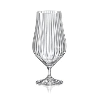 Zestaw 6 pokali do piwa Crystalex Tulipa Optic, 540 ml