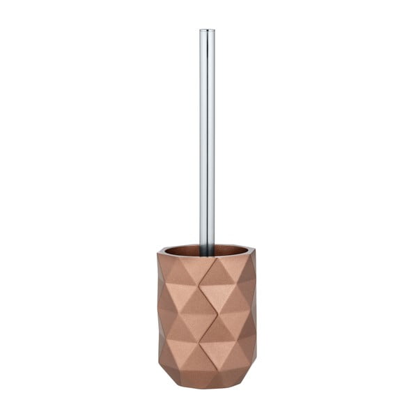 Szczotka do WC z żywicy polimerowej w kolorze brązu Lanciano – Wenko-image-1