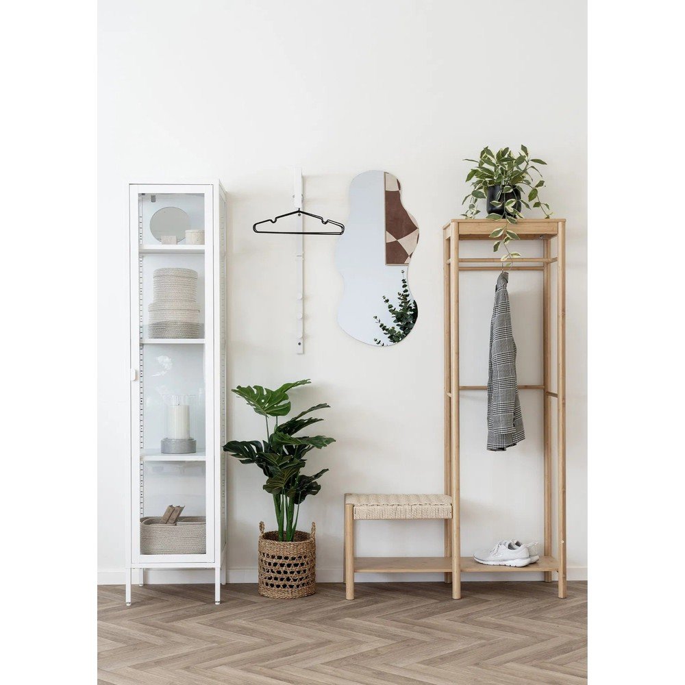 Biała metalowa witryna 40x180 cm Brisbane – House Nordic (zdjęcie 7)
