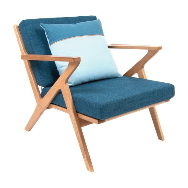 Fotel Present Time Rest Oak Blue-image-3