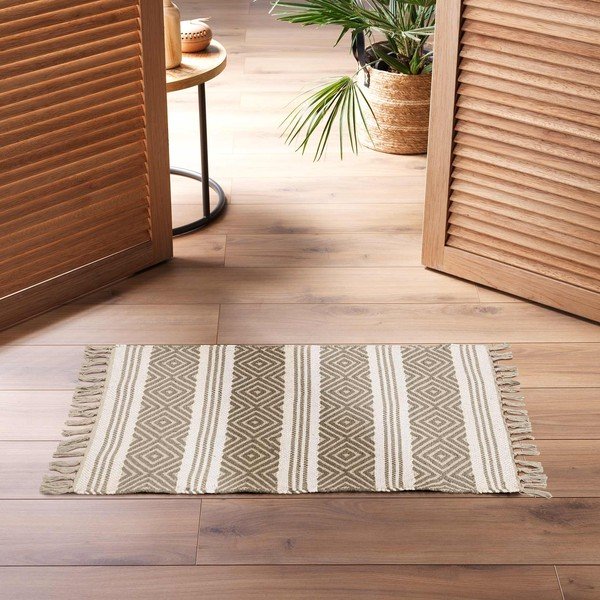 Dywan z mieszanki bawełny odpowiedni do prania w naturalnym kolorze 50x80 cm Murano – douceur d'intérieur-image-2
