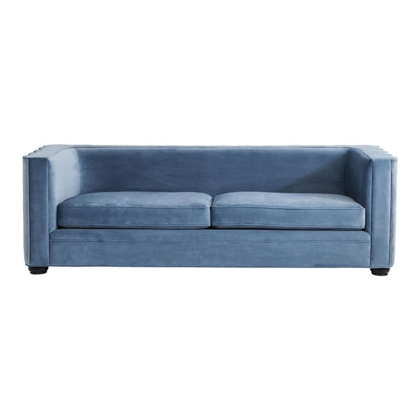 Niebieska sofa dwuosobowa Kare Design Wave