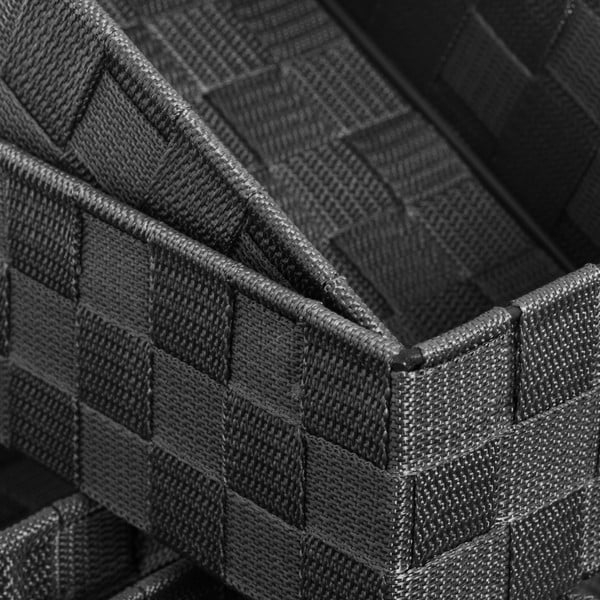 Materiałowe koszyki łazienkowe zestaw 7 szt. – Casa Selección-image-1