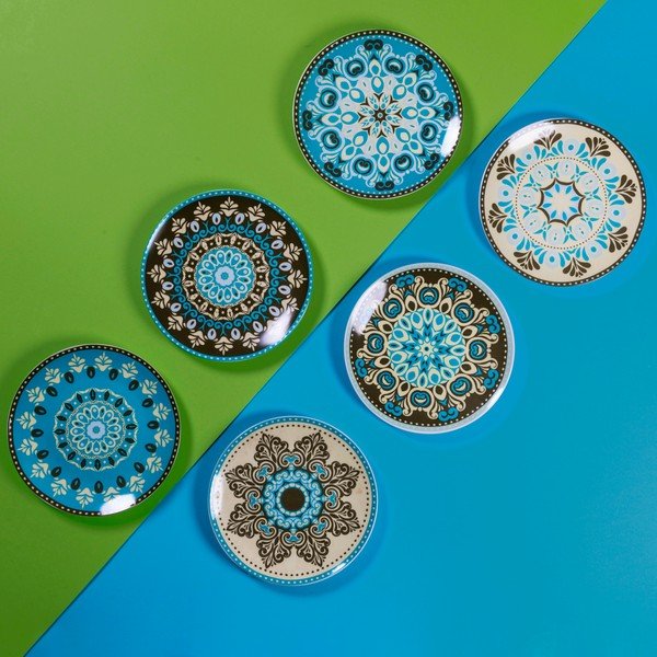 Porcelanowe talerzyki deserowe zestaw 6 szt. ø 19 cm Cala Jondal – VDE Tivoli 1996-image-1