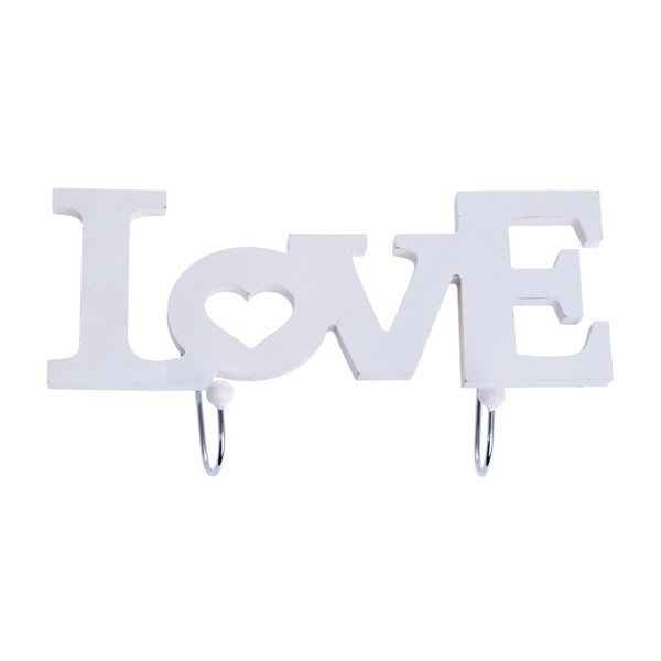 Wieszak Love White