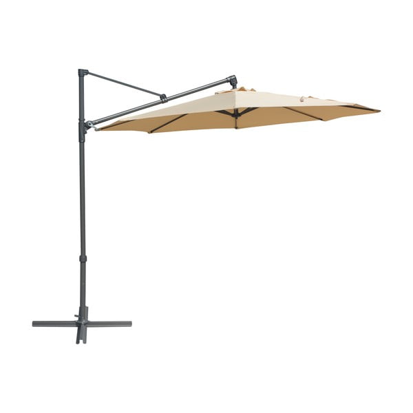Beżowy parasol ogrodowy ø 300 cm Roja – Rojaplast