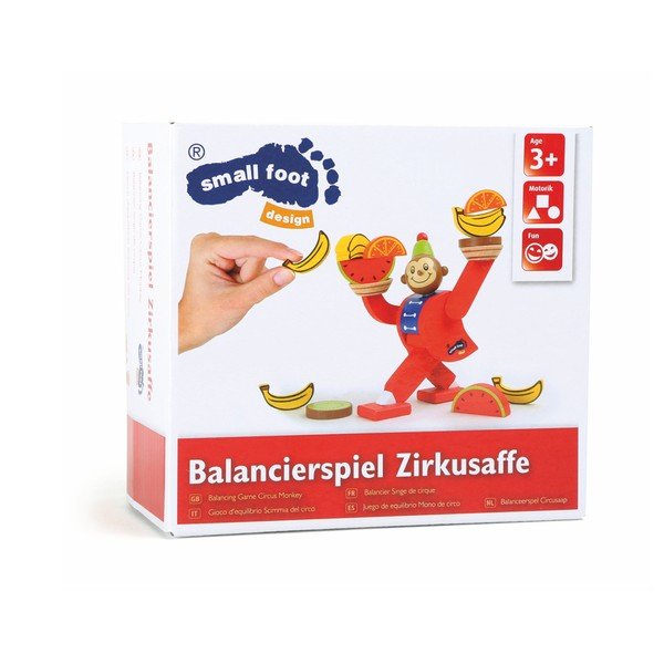 Małpa drewniana z owocami Legler Circus Monkey-image-1