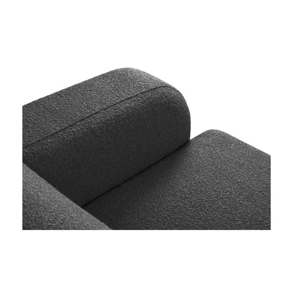 Ciemnoszara sofa z materiału bouclé 235 cm Molino – Micadoni Home-image-4