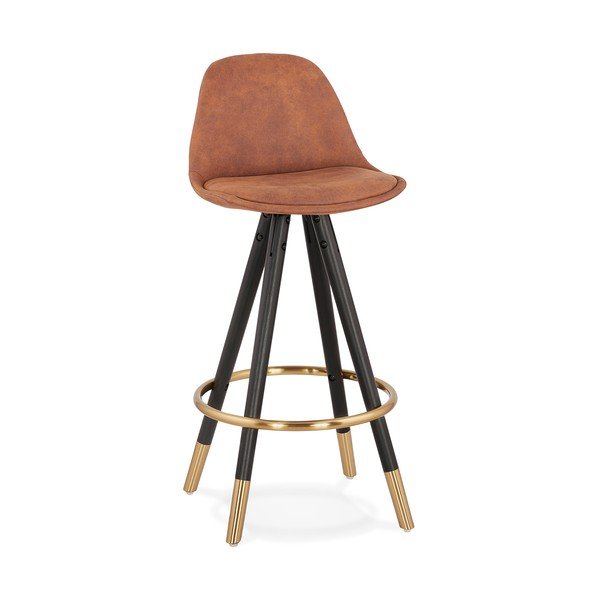 Brązowy hoker Kokoon Bruce Mini, wys. siedziska 65 cm