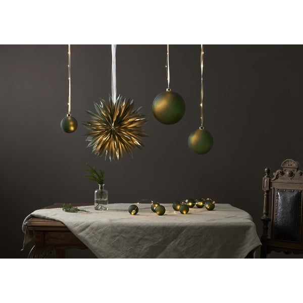 Zielona świąteczna dekoracja świetlna ø 40 cm Dis – Star Trading-image-3