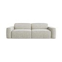 Kremowa sofa z tkaniny szenilowej 244 cm Omao – Makamii