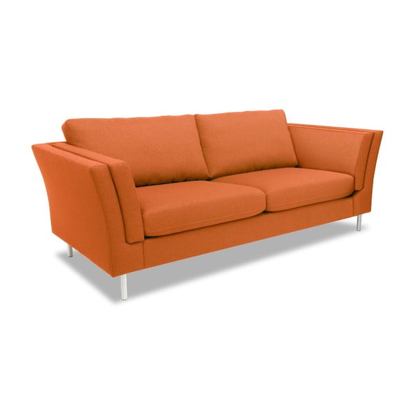 Pomarańczowa sofa dwuosobowa VIVONITA Connor
