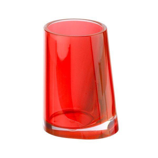 Czerwony kubek na szczoteczki do zębów Wenko Paradise Red-image-1