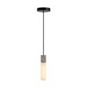 Szara lampa wisząca ze ściemniaczem ø 6 cm Basalt – tala