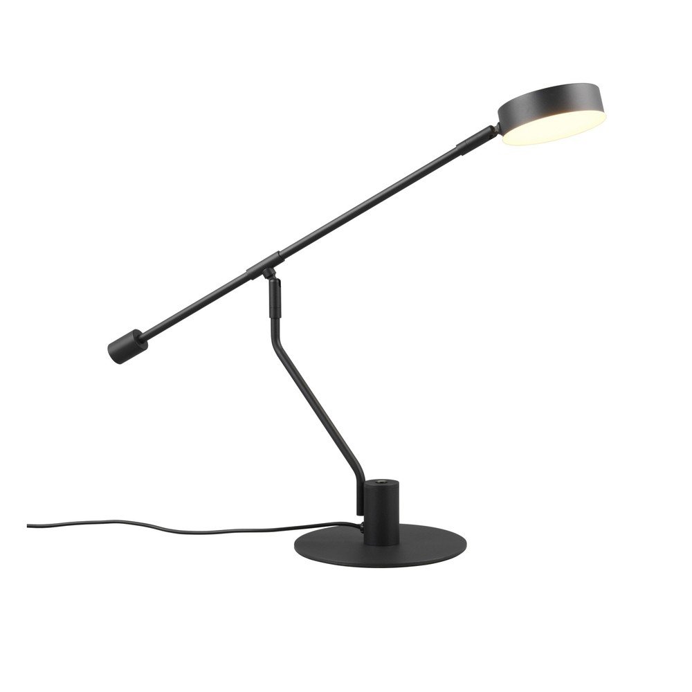 Lampa stołowa LED z elastyczną konstrukcją w kolorze matowej czerni (wysokość 64 cm) Manduro – Trio