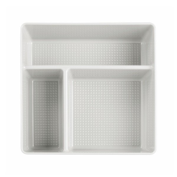 Biały organizer InterDesign Clarity Clean-image-4