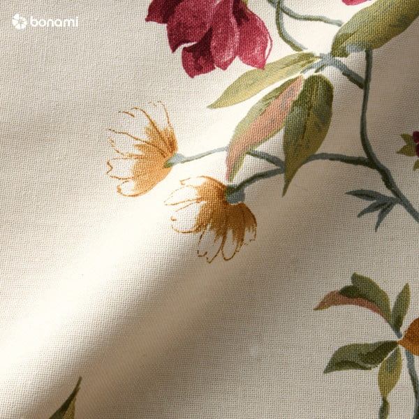 Kremowobiały fotel w kwiaty Max Winzer Lorris-image-1