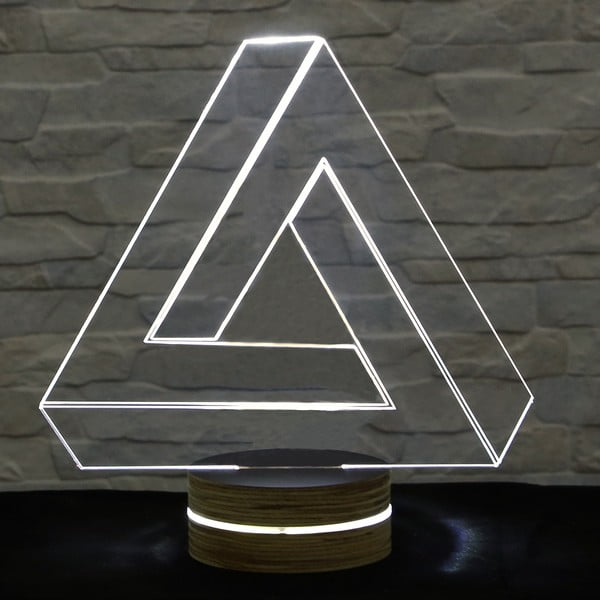 Lampa 3D stołowa Triangle II