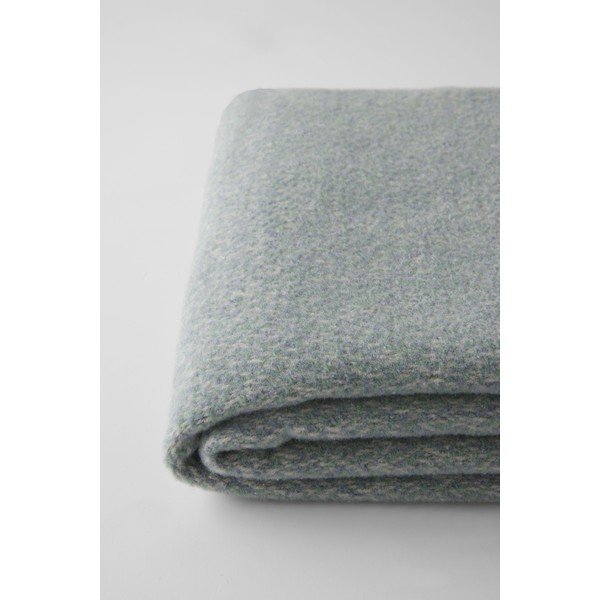 Niebieski koc z mieszanki bawełny 140x180 cm Rennes – Euromant-image-3