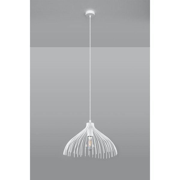 Biała lampa wisząca Sollux Umea-image-1