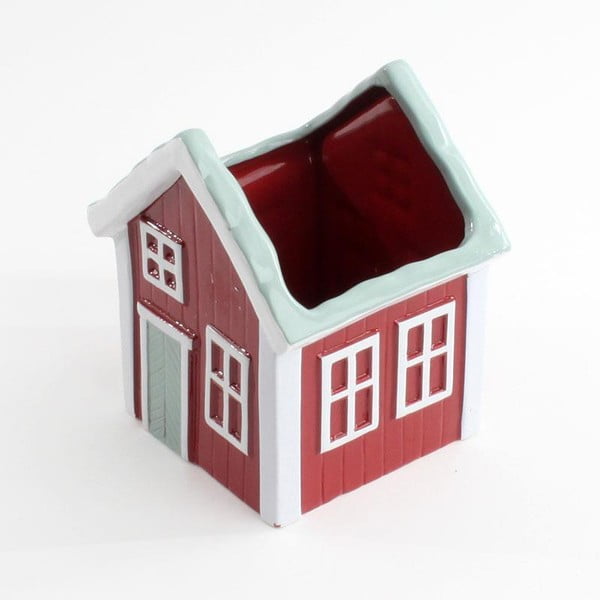 Ceramiczny pojemnik House Red