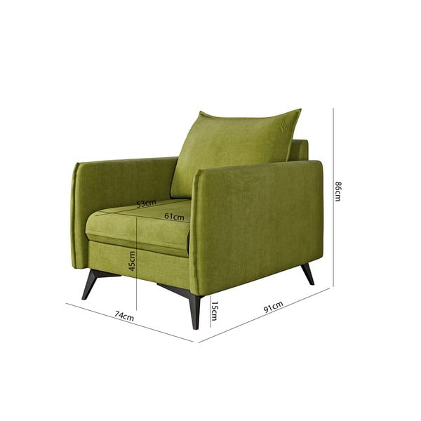 Zielony fotel Juli Bis – Ropez-image-3