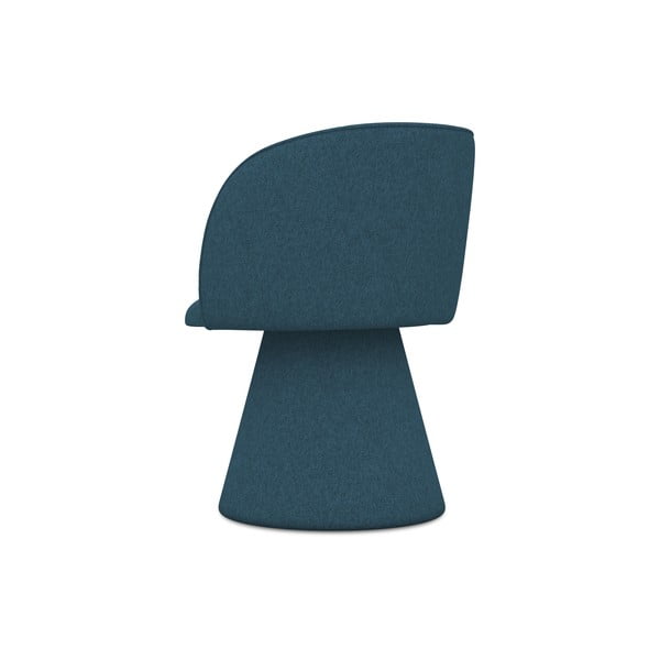 Niebieski tapicerowany fotel jadalniany Maia – Makamii-image-3