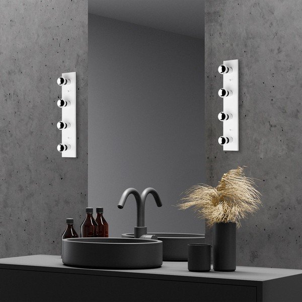 Biały kinkiet Mirro – Opviq lights-image-1