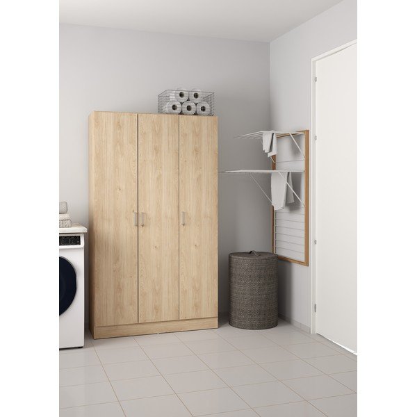 Szafa w dekorze dębu w naturalnym kolorze 104x181x36 cm Focus – Tvilum-image-1