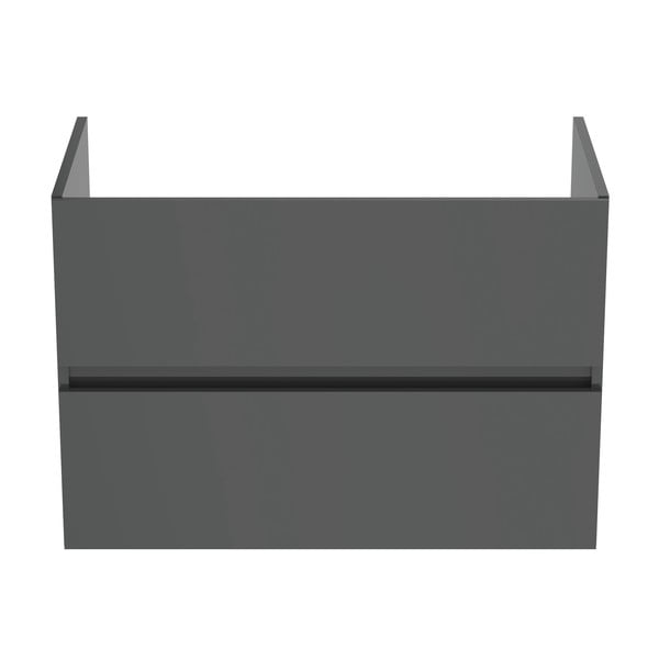 Szara wisząca szafka pod umywalkę 80x55 cm Eurovit+ – Ideal Standard